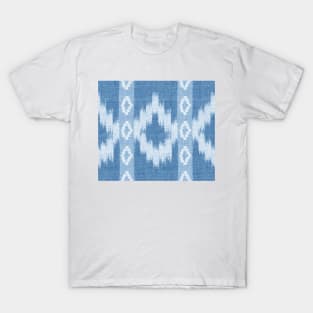 Rhombus Shibori (denim light blue) T-Shirt